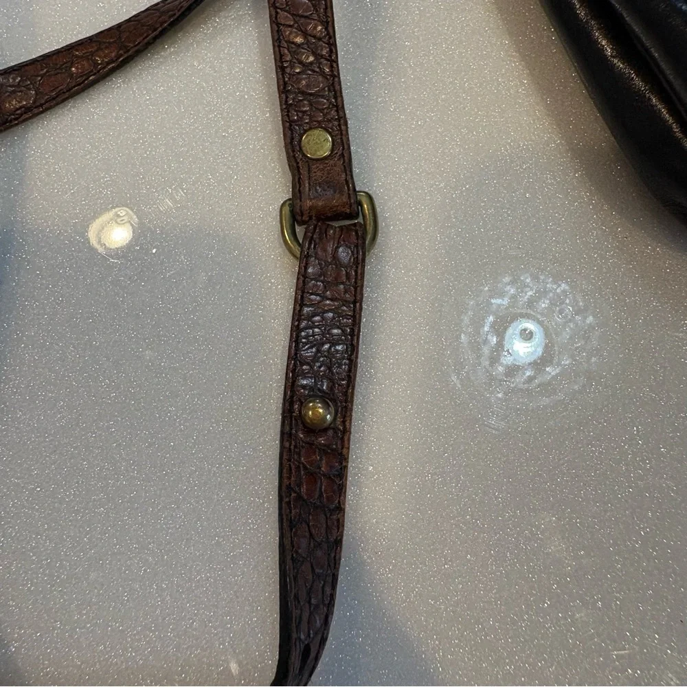 Brahmin crocodile embossed